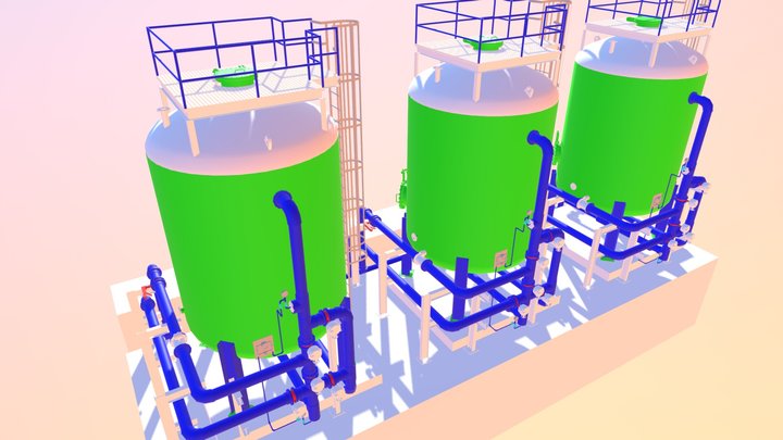 Calcite Filter 3D Model