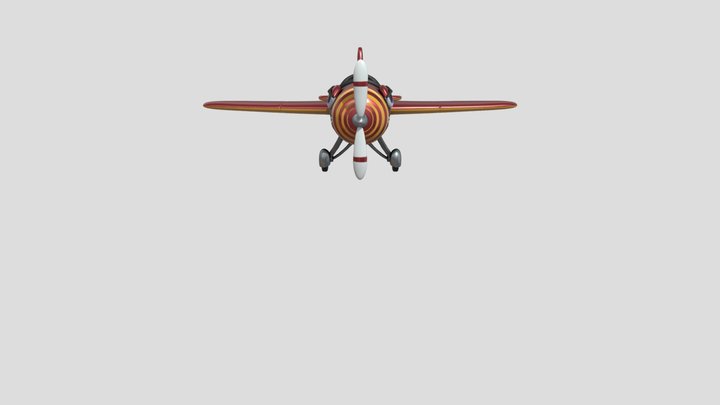 Acrobatic Plane_variants 3D Model