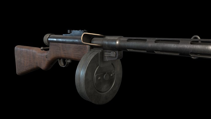 Suomi m/31 3D Model