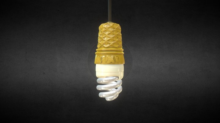 Ice-cream lamp 3D Model