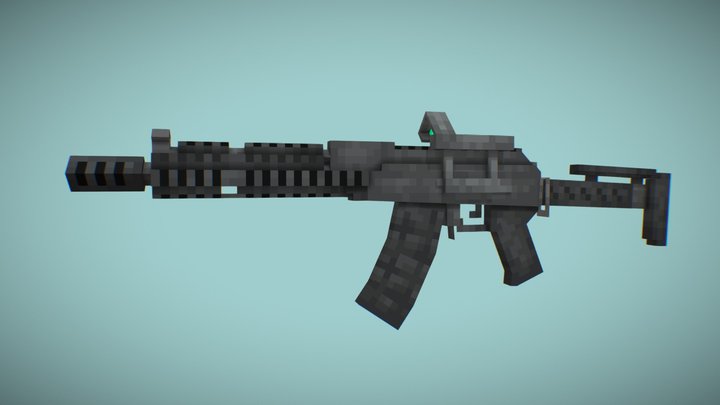 AK-105 Zenitco | LowPoly 3D Model
