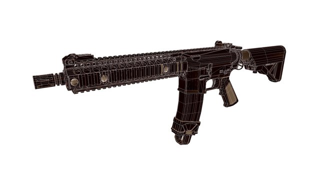 Mk-18 3D models - Sketchfab