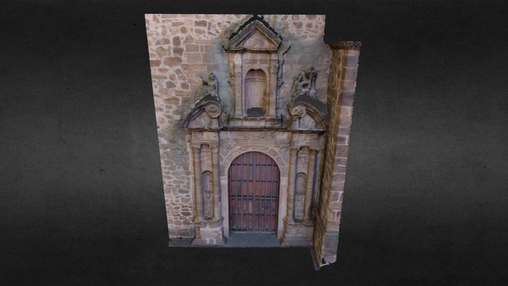 Portada Norte de la Iglesia de la Asunción  3D Model