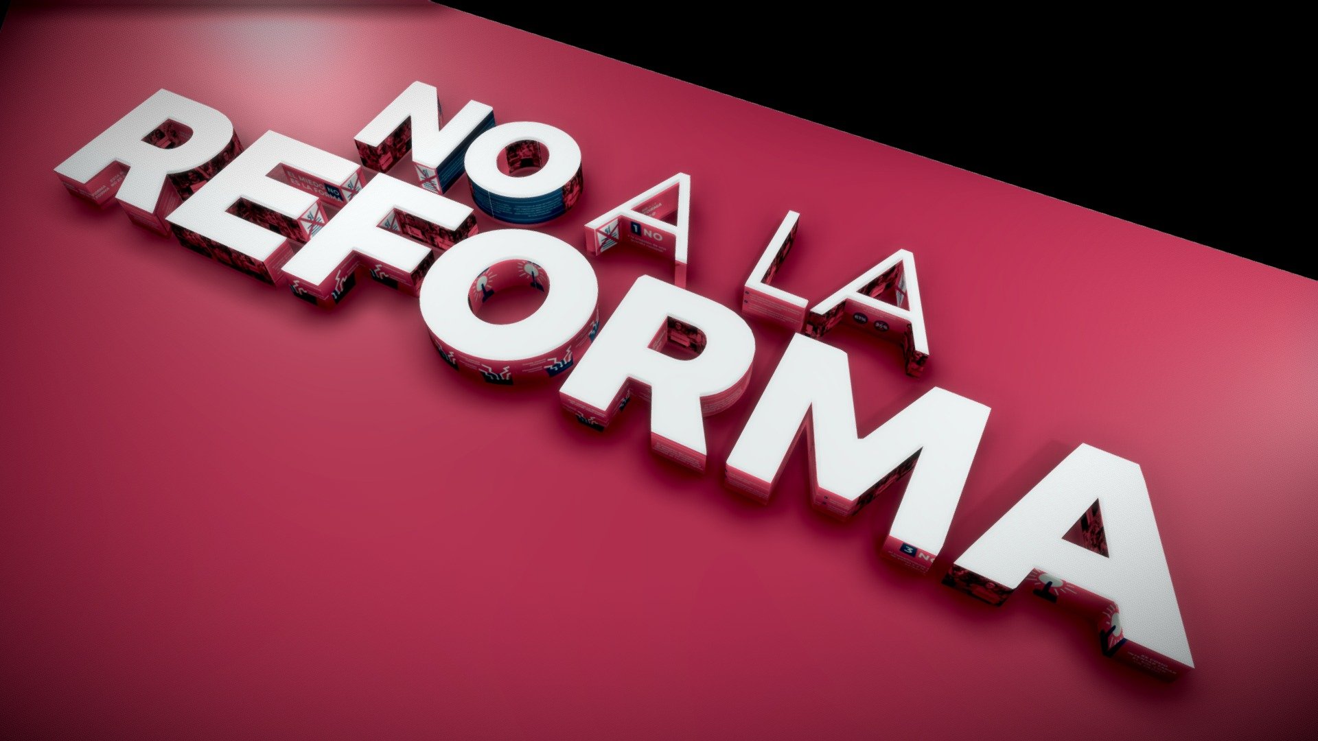 NO A LA REFORMA 3D