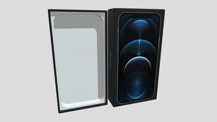 Apple Iphone12 Pro Max Box 3D Model