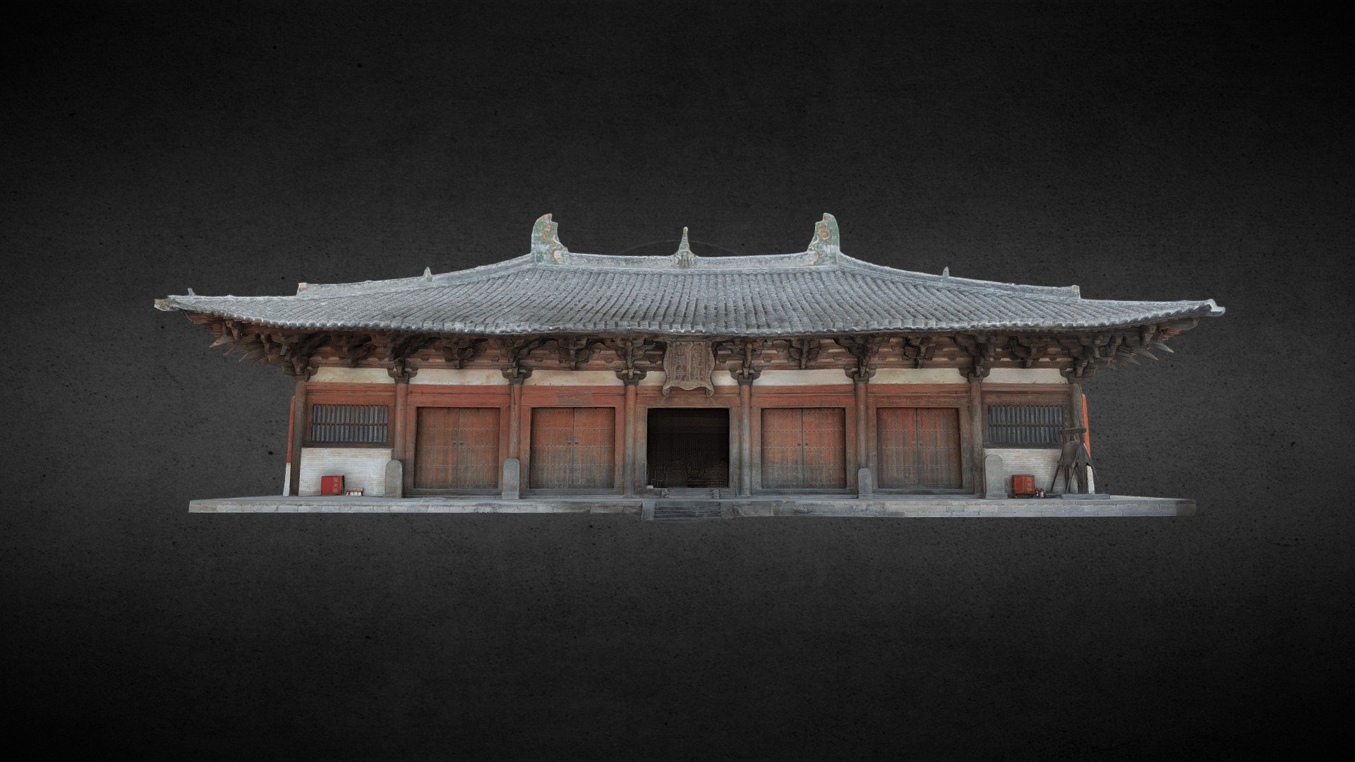 佛光寺 东大殿 — Sketchfab embed 3D viewer