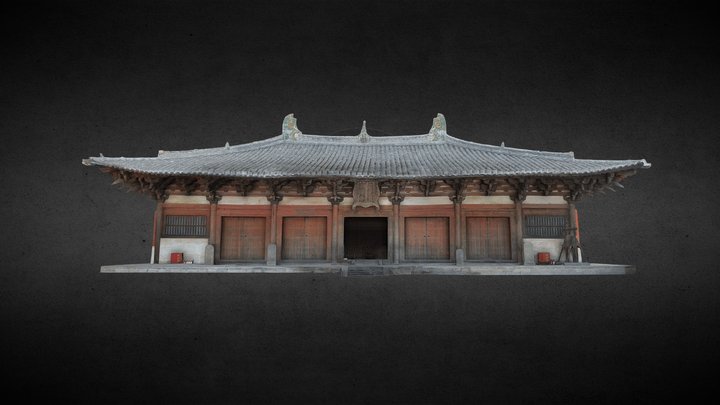 佛光寺 东大殿 3D Model