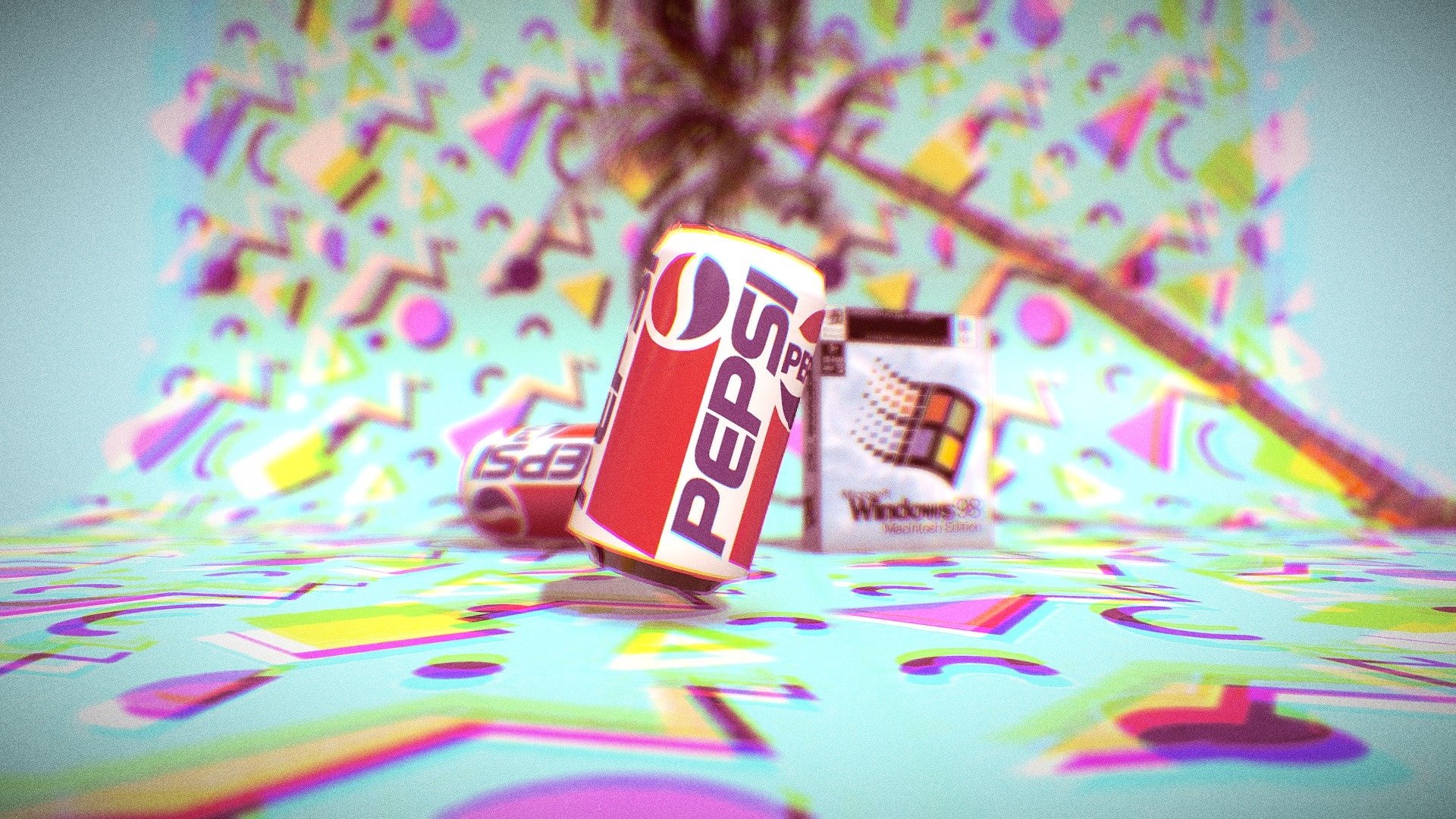 Aesthetic Pepsi background 3D model by The Moyai (Eagger) [e540239