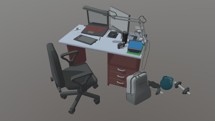Room Objects 3D Model