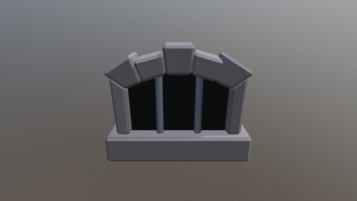 Jail Window 3D Model