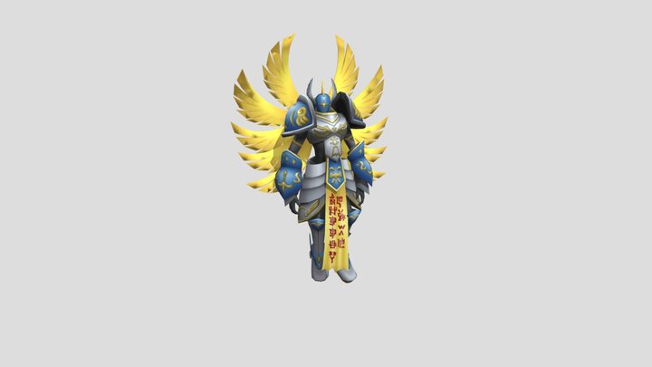 Digimon Links - Seraphimon 3D Model