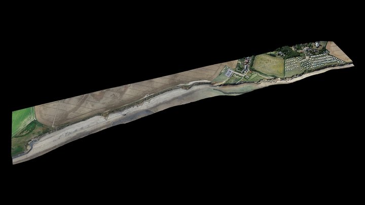 Happisburgh Cliff July 2018 3D Model