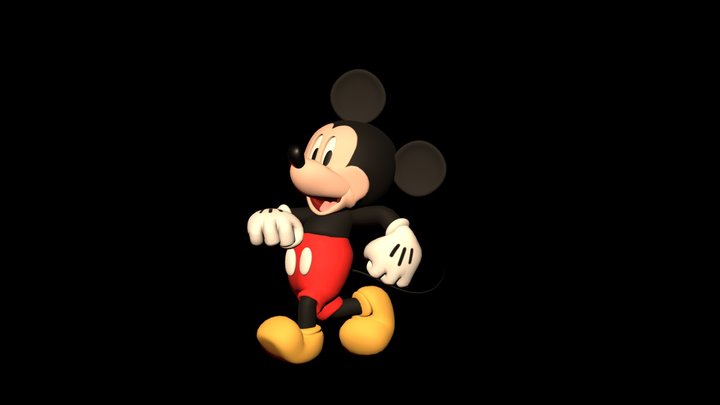 Disney's Mickey Mouse - Classic 3D Model