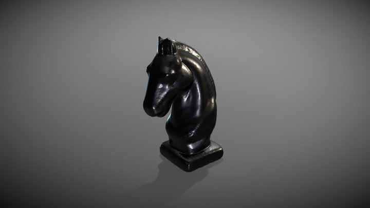 Horse Statue 3D Model