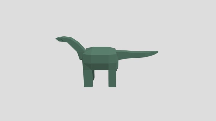 Sauropod Aron 3D Model
