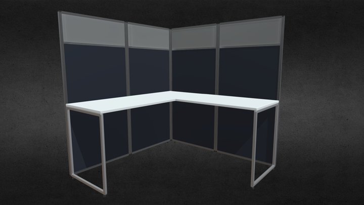 Office Modular Cubicle 1 Person