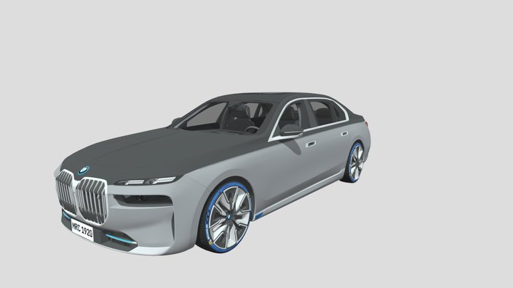 2023 BMW i7 3D Model