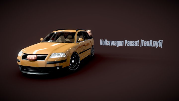 Passat B5 3D Model