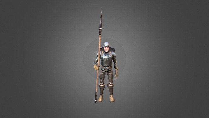 Medieval Guard 3D Model