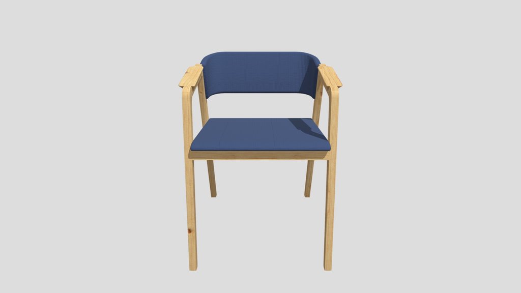 Wooden Armchair 45x50x70