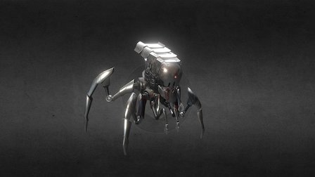 Blue Effect VR - Spider Boss 3D Model