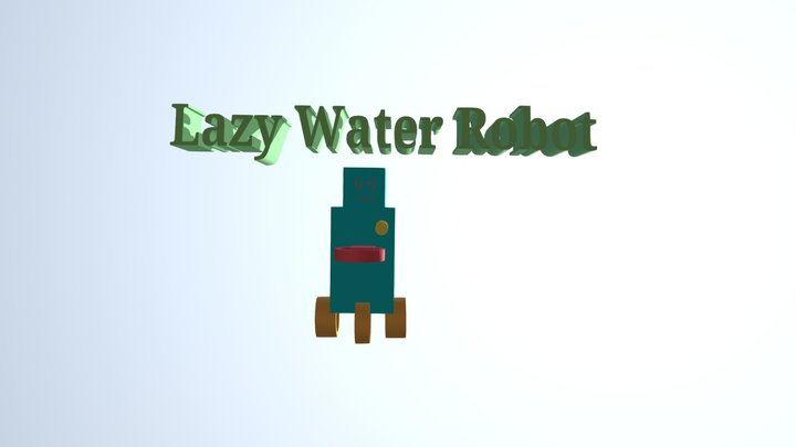 The Lazy Water Robot 3D Model