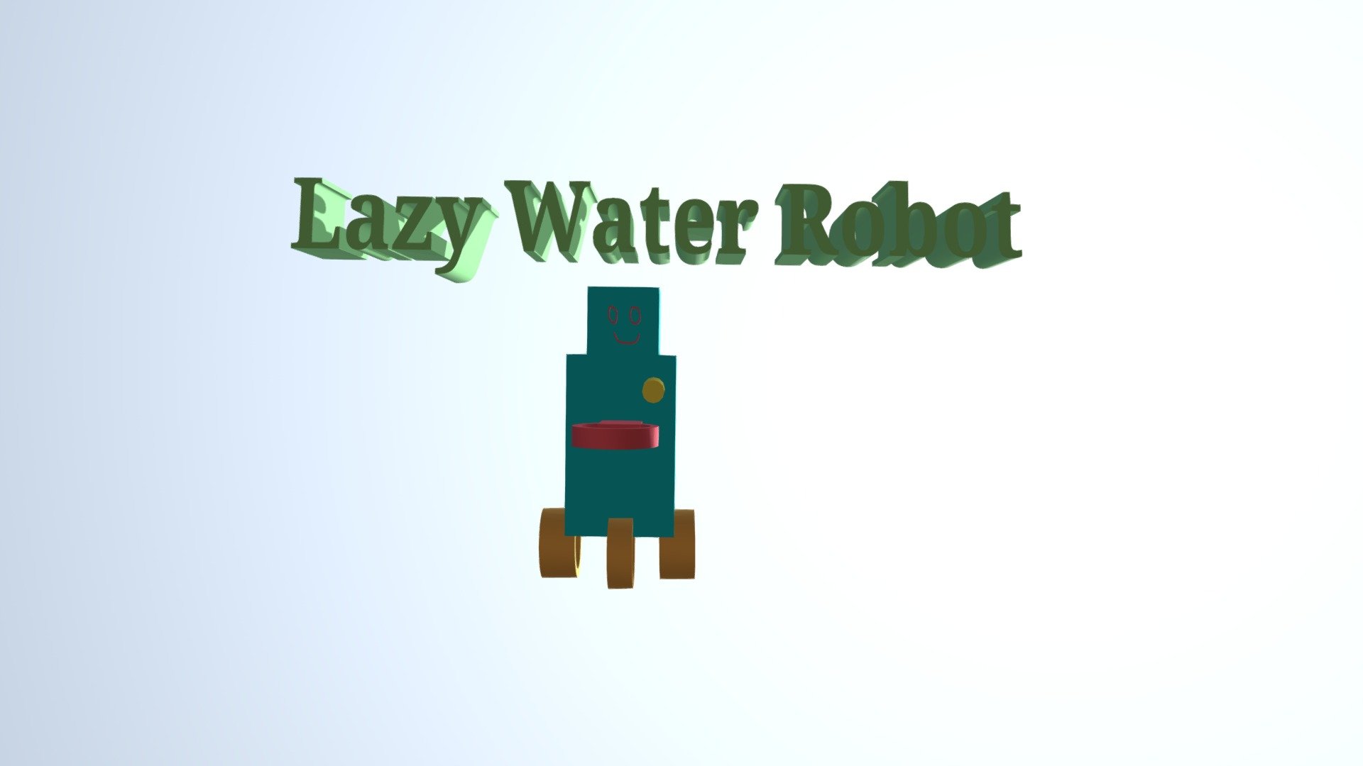 The Lazy Water Robot