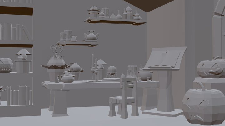 witch room 3D Model