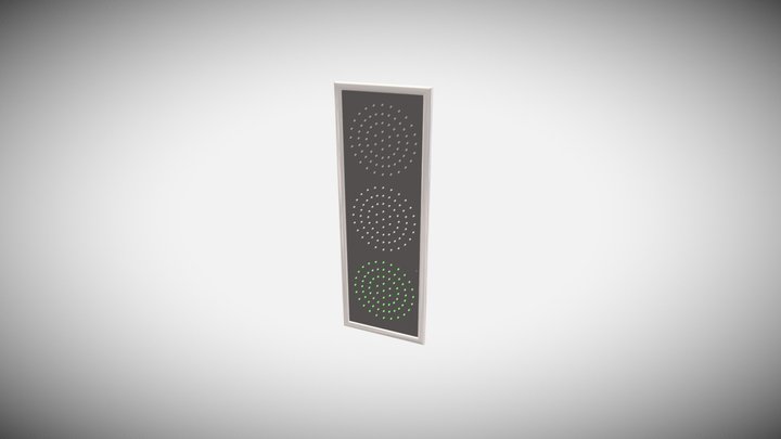 светофор 3D Model