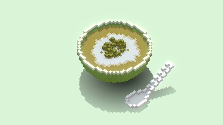 mung bean porridge 3D Model