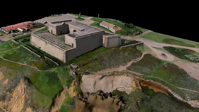 Forte da ilha do pessegueiro 3D Model