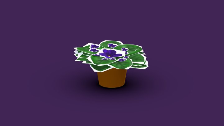 FlowerPot 3D Model