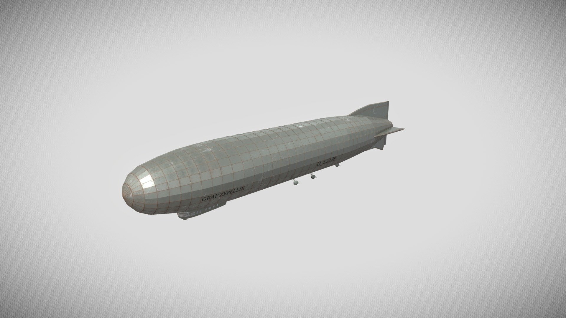 "Graf Zepellin" Airship 3D model by PewEklee [e549f0f] Sketchfab