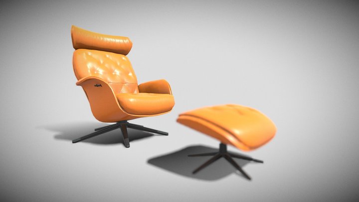 Flexlux-ease-volden-design-armchair 3D Model