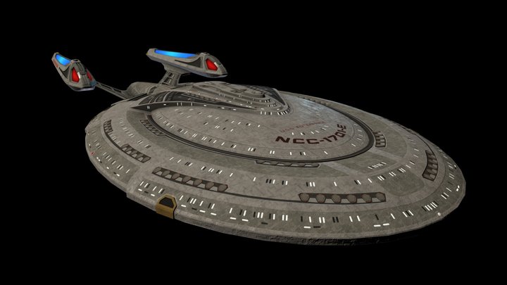 Star Trek - Sovereign Class 3D Model
