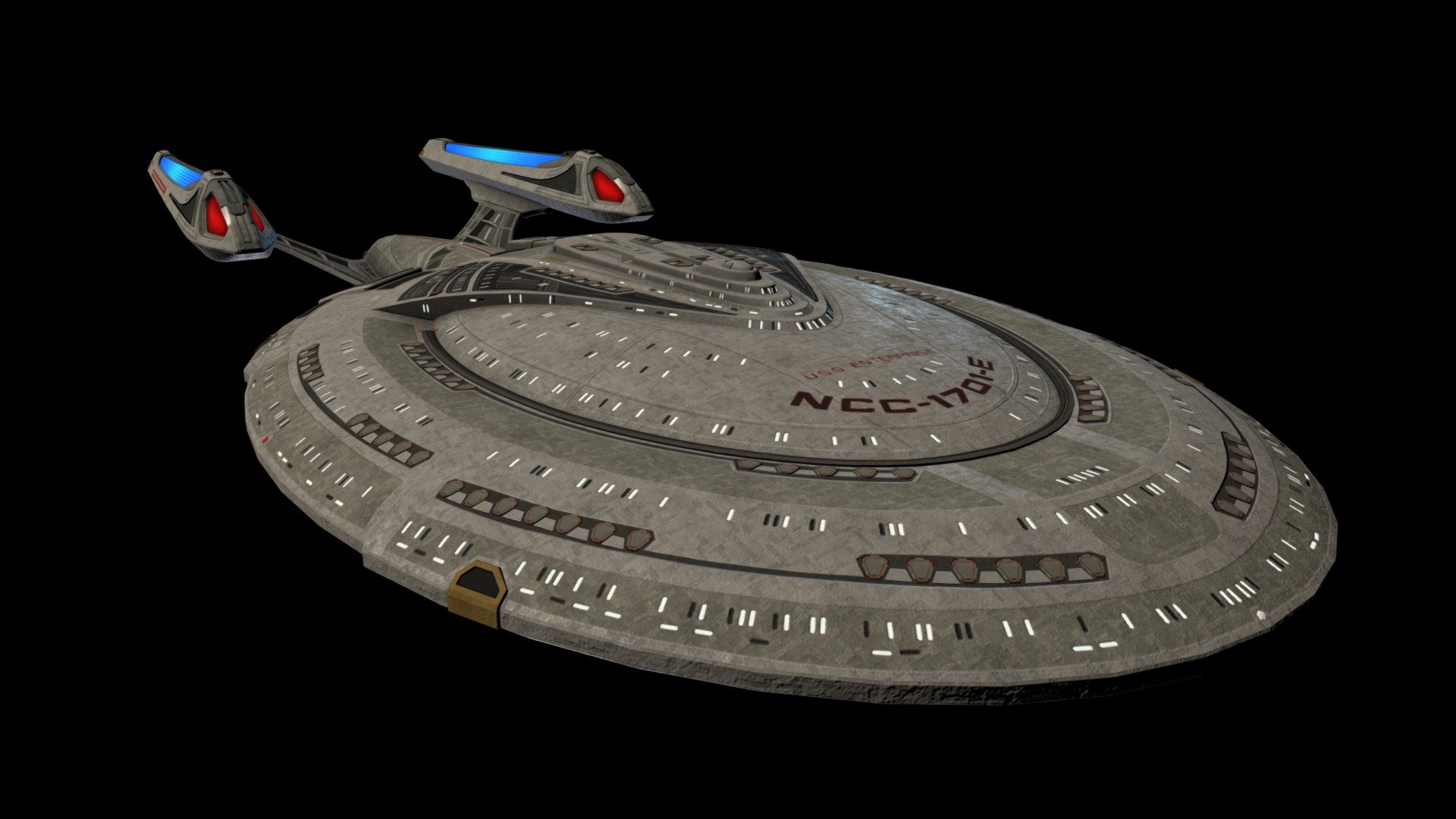 Star Trek Sovereign Class Download Free 3d Model By Wholock