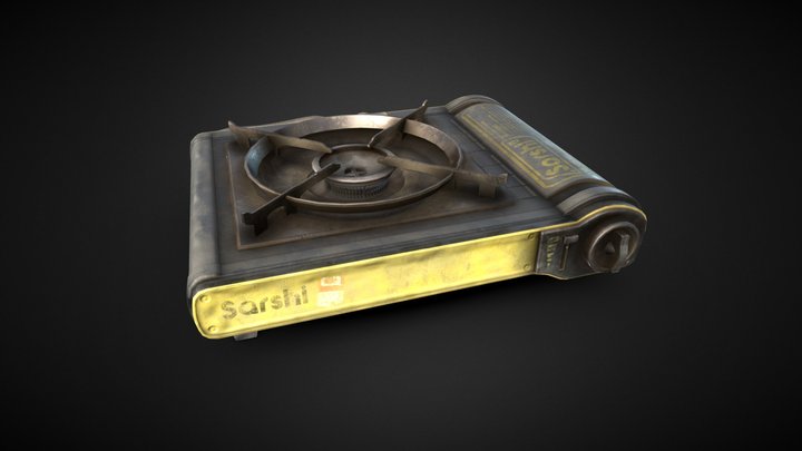 Game Ready - Nuclear Portable Stove 3D Model