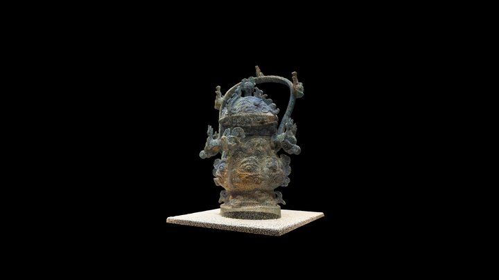 神面纹卣 (yǒu) 3D Model