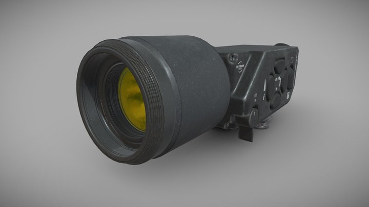 Halo-N Nightvision Scope 3D Model