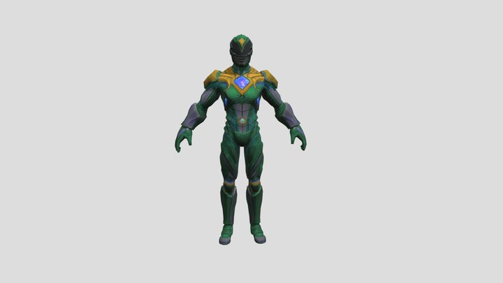 Green Ranger 2017 - Power Rangers 3D Model