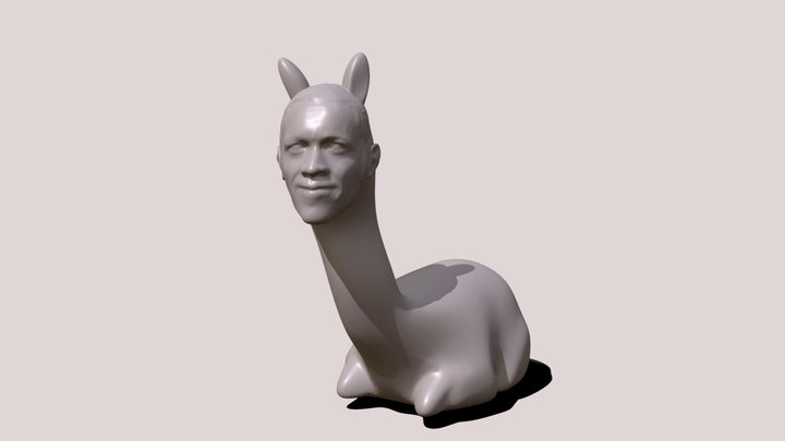 Obama llama 3D Model