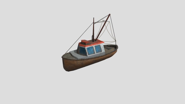 Boat 3D Model