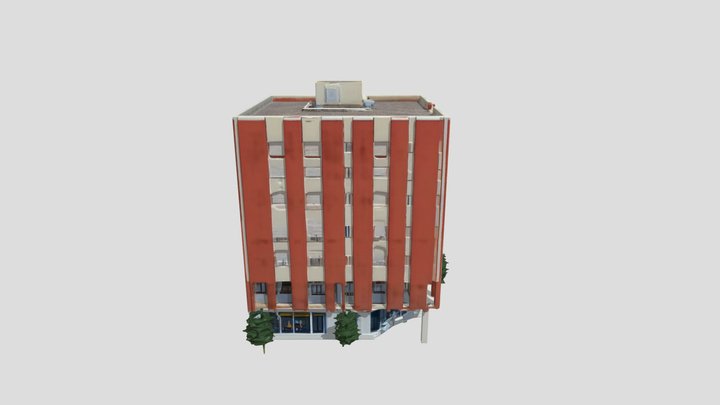 Apartment Building 3d Model