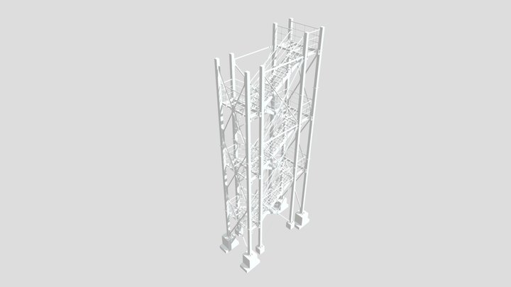 Лестница2 3D Model