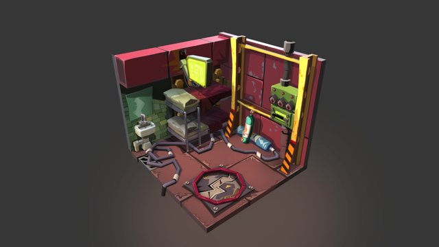 House Steampunk 3D Model