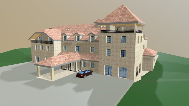 Hôtel Spa"Le Domaine de la Klauss" Ph.BLAISEarch 3D Model