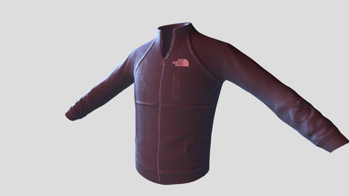 The North face Jacket 3D Model