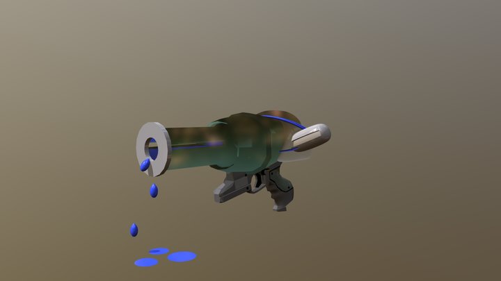 Paint Shooter #WeaponChallenge 3D Model
