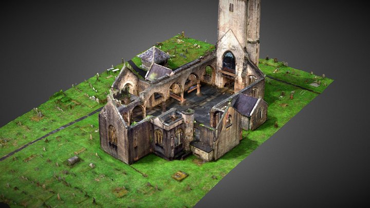 Holy Trinity Church Buckfastleigh 3D Model