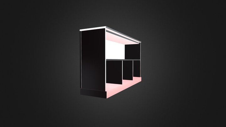 664230023_ชั้นวางของModel 3D Model
